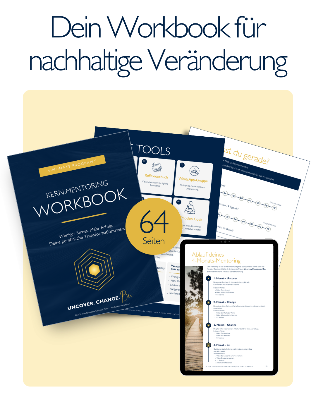 Vorschau des Workbooks zum Mentoring Programm von Mark Hartmann